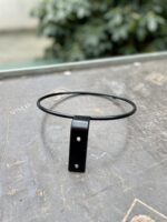 Zdjęcie akcesoria Kwietnik Metalowy Czarny 15 cm, ujęcie 1