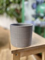 Zdjęcie doniczki lub oslonki: Osłonka Chequered Grey 11x11 cm, ujęcie 1