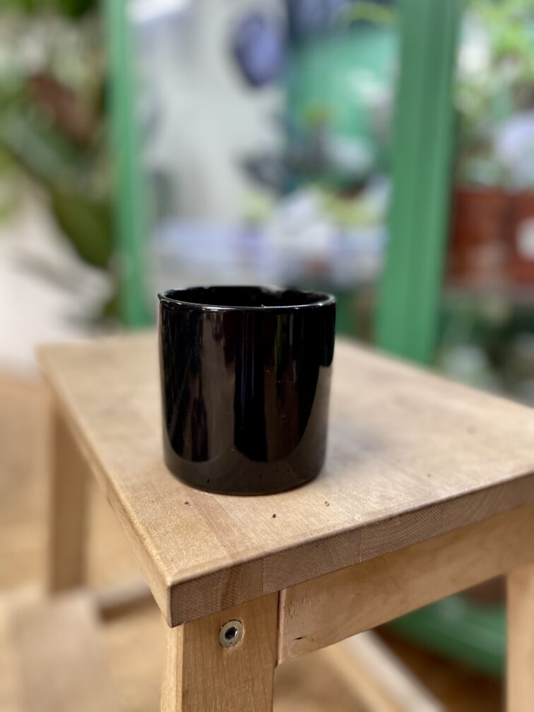 Zdjęcie doniczki lub oslonki: Osłonka Round Black 7x7 cm, ujęcie 1