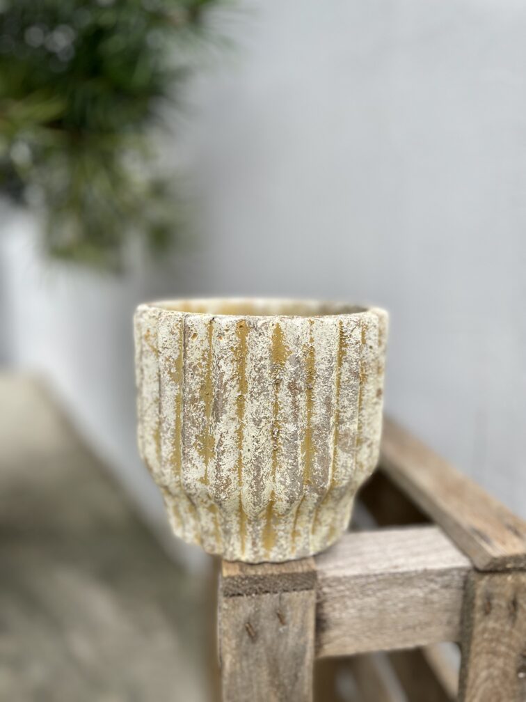Zdjęcie doniczki lub oslonki: Osłonka Silver stone 12 × 14 cm, ujęcie 3