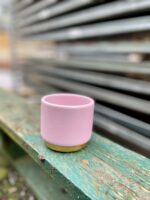 Zdjęcie doniczki lub oslonki: osłonka gold feet pink, ujęcie 1