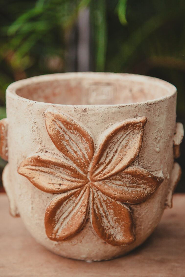 Zdjęcie doniczki lub oslonki: Osłonka Gold Blossom 14 × 16 cm, ujęcie 1