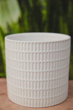Zdjęcie doniczki lub oslonki: Osłonka Yorshka White 14 × 14 cm, ujęcie 1