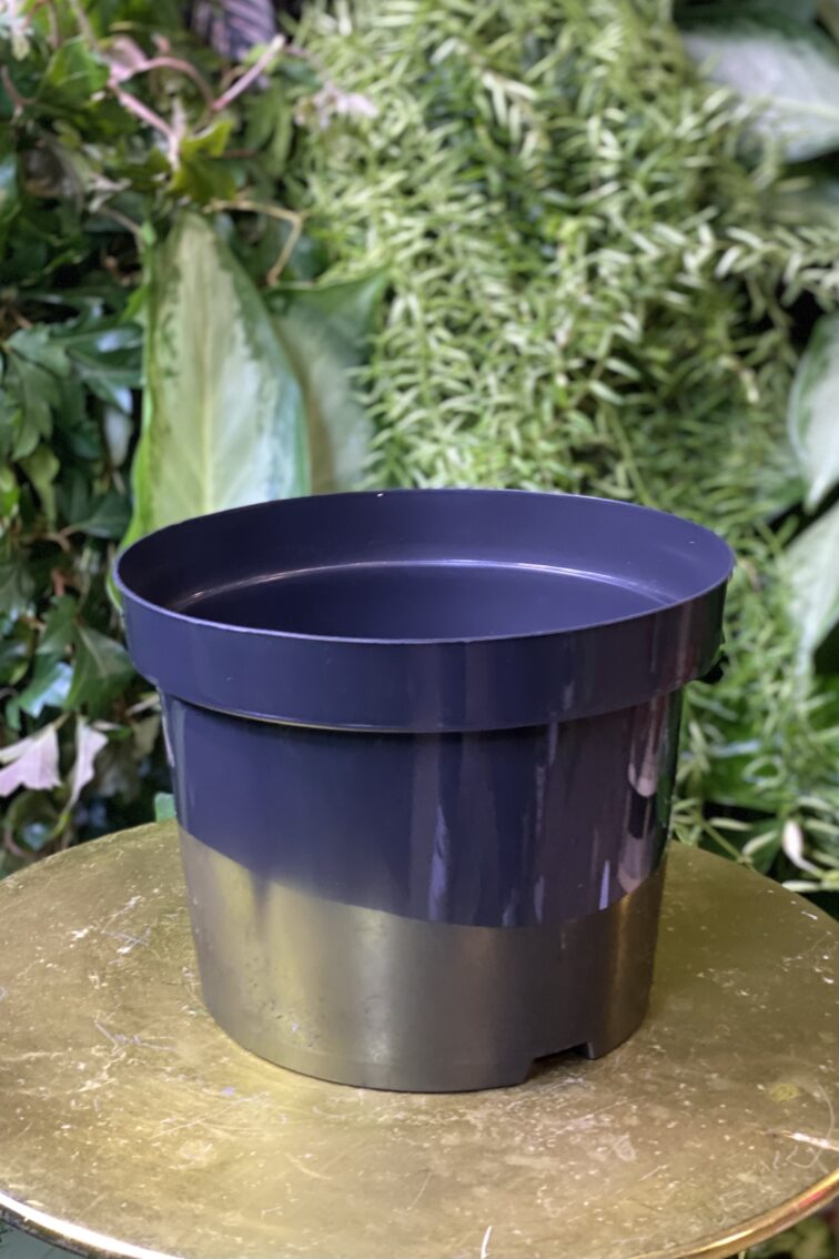 Zdjęcie doniczki lub oslonki: Doniczka plastikowa czarna 38cm, ujęcie 1