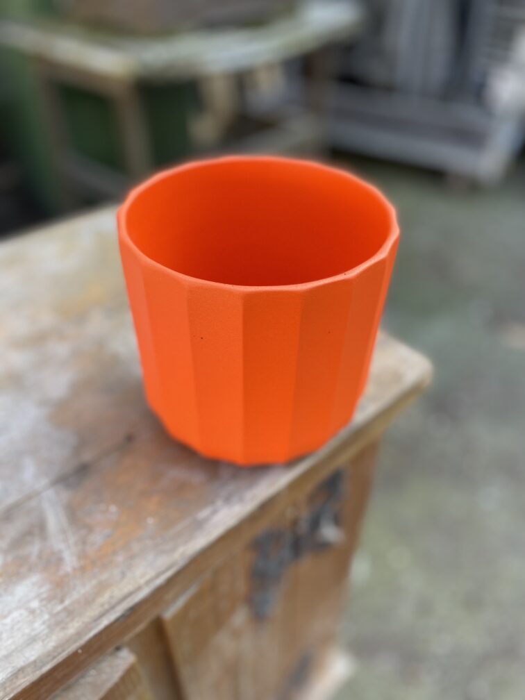 Zdjęcie doniczki lub oslonki: Osłonka Pop-art orange, ujęcie 3