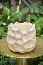 Zdjęcie doniczki lub oslonki: Osłonka Dragon Egg Silver, ujęcie 1